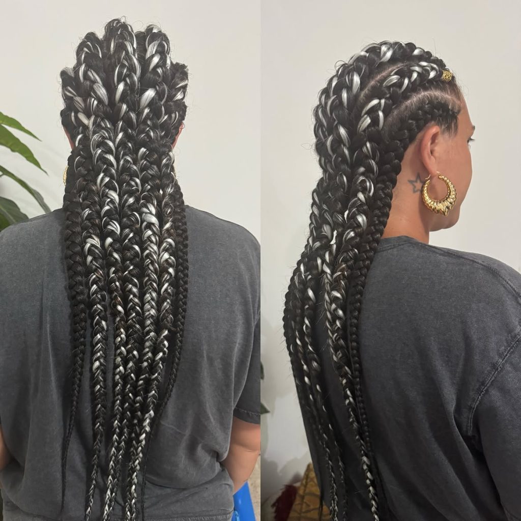 #treccine #braidstyle #crochet #tessitura #humanhair capellinaturali fulllocs treccinecolorate t